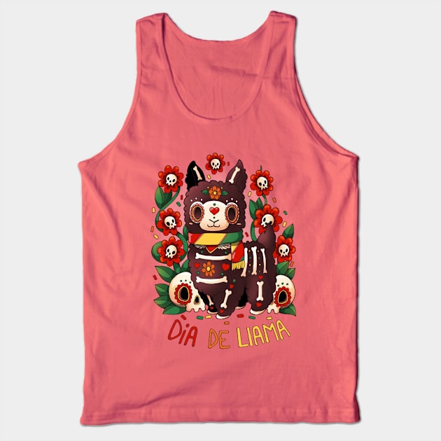 Dia de Llama Tank Top by Vallina84